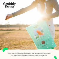 Grubblies - Black Soldier Fly Larvae for Chickens - Chicken Treats Grown in The US and Canada - for Strong Eggshells and Healthy Feathers - Grubblies Hometown Harvest 1LB