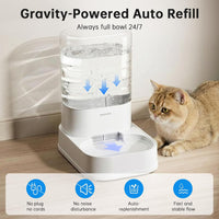 PAWGETHER Gravity Cat Feeder - Waterer + 1 Filter / 3.78L - image 2