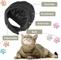 9 Pcs Cat Bathing Bag Set Cat Shower Bag - Blue, Gray - image 3