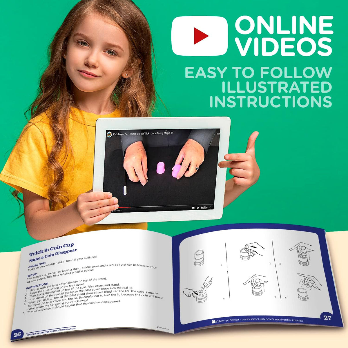Mega Magic Kit for Kids - Perform 100's of Today's Most Exciting Tricks - Magic Set with Tutorial - image 3