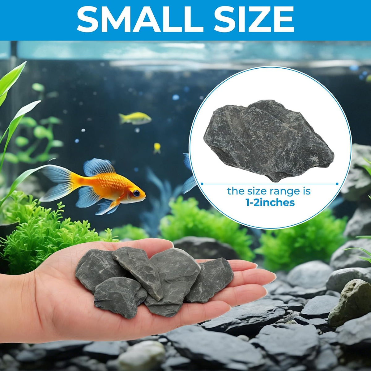 2.5lb Natural Dragon Stones - Slate Stone - image 2
