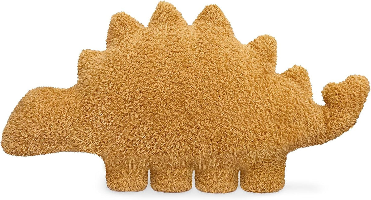 Dino Nugget Pillow Plush, Dinosaur Chicken Plush Nuggets Pillow Funny Birthday Gifts for Boys - Golden Kentrosaurus / Small