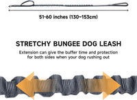 EXCELLENT ELITE SPANKER Tactical Military Bungee Nylon Dog Leash - Grey - image 2