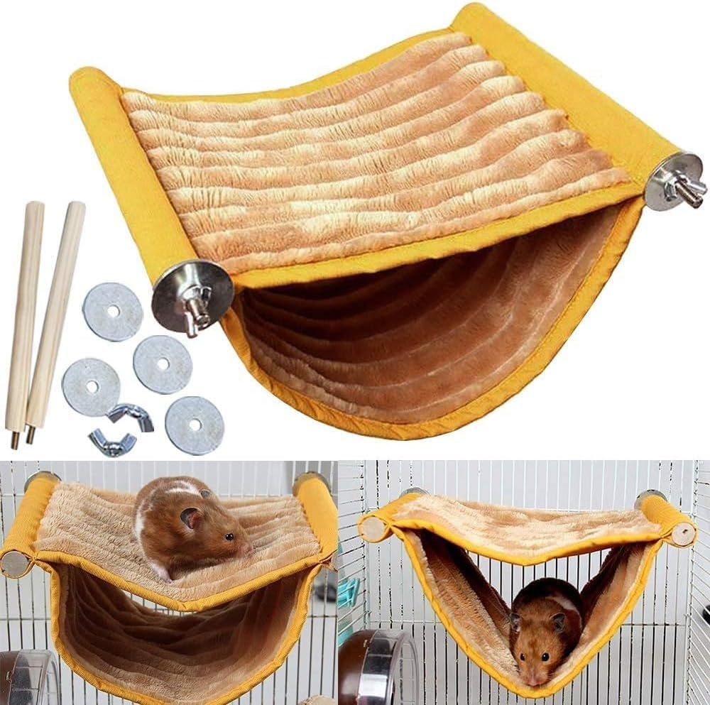 Warm Hamster Hammock House Mouse Rat Hanging Swing Bed Guinea Pig