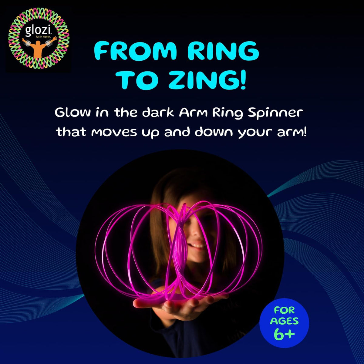 Mozi Geometric Magic Flow Bracelet, Easy to Use - Glozi / Glowing Pink - image 2