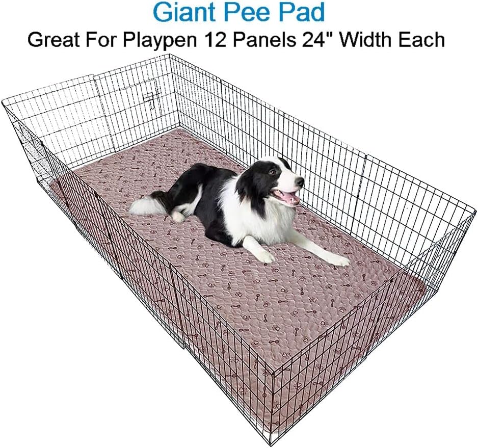 2Pack 36"x36" Pee Pads Washable Waterproof Rugs for Dog Training – Essentials for Dogs - 48x96 Inch (Pack of 1) - image 4