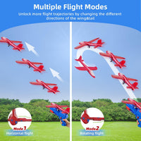 Neoot toy airplane launcher with 3 LED foam gliders in green, red and blue - view 4