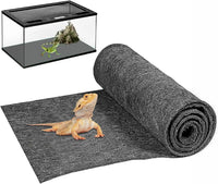 47" x 24" Large Reptile Carpet Terrarium Liner Bedding Reptile - Grey