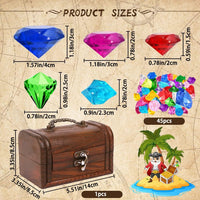 YUJUN Diving Gem Pirate Toys Kid Swimming Pool Party Favor – Fun for Kids & Family - image 2