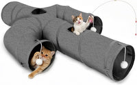 Ownpets Cactus Cat Tunnel 12" with Peek Holes for Indoor Large Cat - Cactus Shape / 10 Inches in Diameter