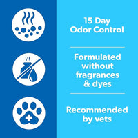 Fresh Step Advanced Simply Unscented Clumping Litter, Fresh Step Unscented Cat Litter Fights Odor on Contact, 37 lbs. (2 x 18.5 lb. Box)