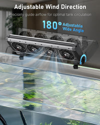 Pawfly Aquarium Chiller Fan, Quiet Aquarium Fan for Axolotl Tank - 4 Fans - image 4