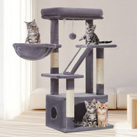 Taoqimiao Cat Tree, Suitable for Kittens - Smoky Gray / 38.5 Inches