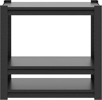Metal Aquarium Stand with a Adjustable 3-Tier Fish Tank Rack,Tank Not Included,for Home Office(31.5" L x 18" W x 34" H). (Black)