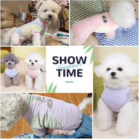 3 Pack Dog Cooling Vest with D-Ring Dog Tshirt Sun Protection Small - 3pack Purple Pink Blue / Medium - image 2