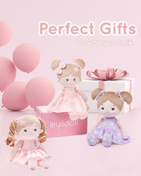 Soft Baby Doll Toys (12''), My First Baby Rag Doll for 1 Year-Old Girl Birthday Gift, Christmas Plush Toys Gift for Toddler Kids Infants -Princess Starlet