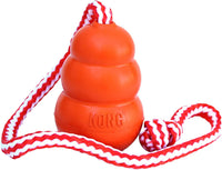 KONG Aqua Floating Fetch Toy, Natural Rubber, Orange - Large (Pack of 1)