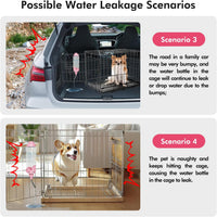 Vannon Water Bottle for Small Animals - 34oz (Pack of 3) / Pink - image 3