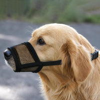 Dog Muzzle for Large Dogs, Air Mesh Muzzle for Large Sized Dog - Medium / Breathable Mesh