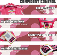 AUROTH Dog Harness for Large Dogs - Camo - Pink Camo / XXL(Neck:21.7-36.7",Chest:28.3-44.1") - image 3