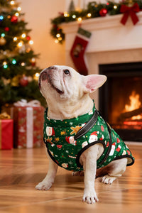 Aiboria Dog Jackets Coat for Winter Windproof Waterproof Skiing Dog - Christmas Green / XX-Large - image 3