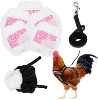 Adjustable Chicken Harness Diaper - Medium / Camouflage green
