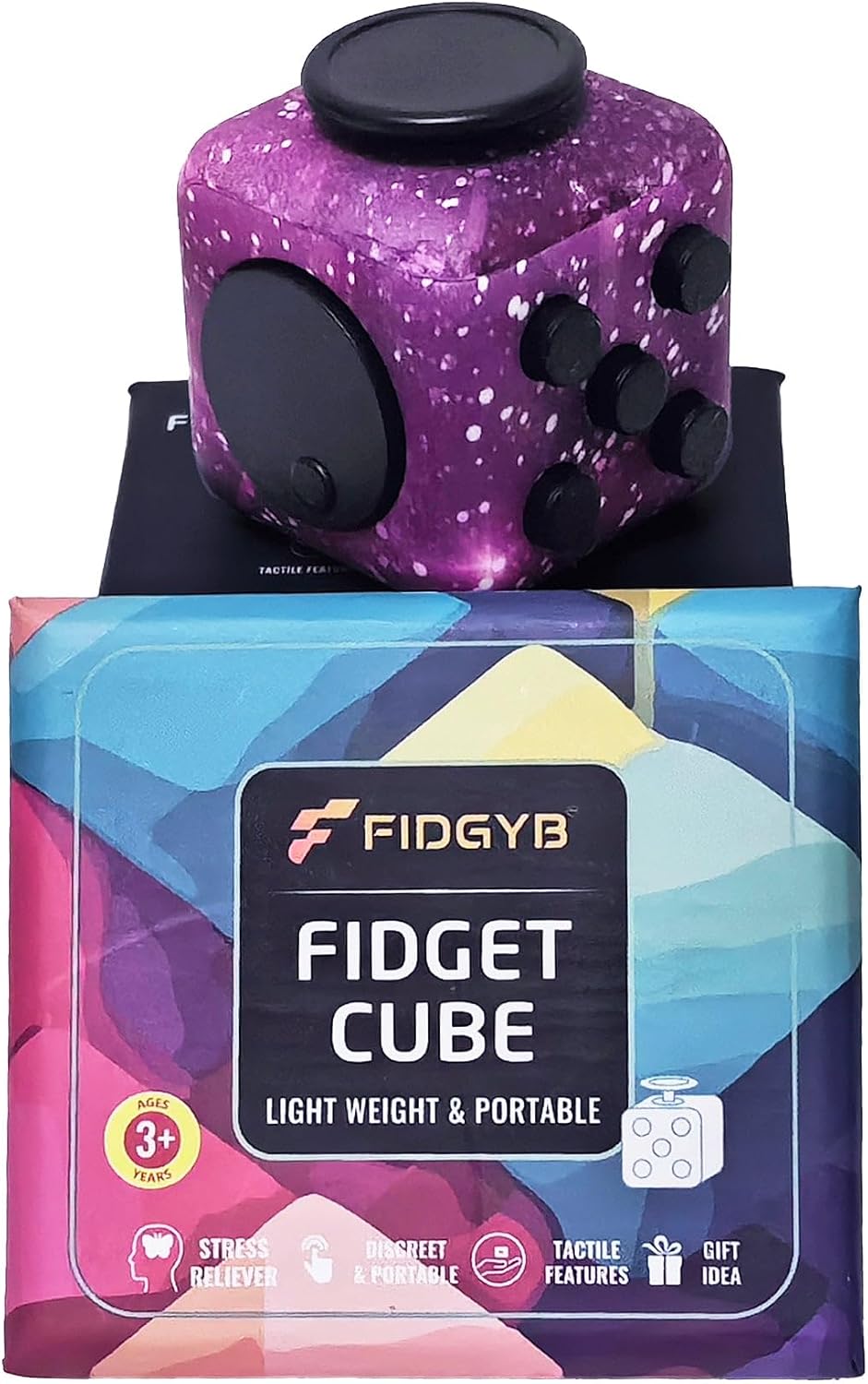 Cube Fidget Toy for Adults & Kids, Smooth - ST