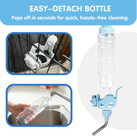 Vannon Water Bottle for Small Animals - 34oz / Blue - image 3