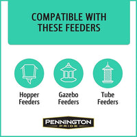 Pennington Pride Wild Finch Blend, Wild Bird Seed for Outside Feeders, Special Mix for a Variety of Musical & Colorful Birds, Great to Feed Year-Round, 10-lb. Bag