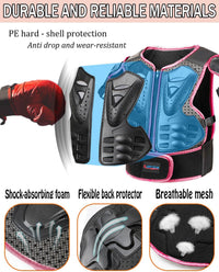 DBaoXiaoMu kids dirt bike gear armor vest suit with chest, back, knee and elbow protection - view 11