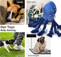 Dog Toy, Large Dog Squeaky Toys - Octopus - image 3