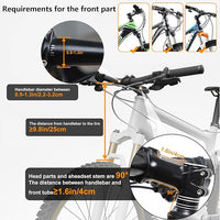 COFIT Detachable Bike Basket, Multi-Purpose Bicycle Handlebar Basket for Pet, Shopping, Commuter, Camping and Outdoor