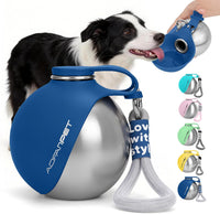 Portable Dog Water Bottle - Sapphire Blue