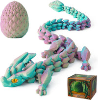 3D Printed Dragon Eggs with Dragon Inside - Random Mist Forest