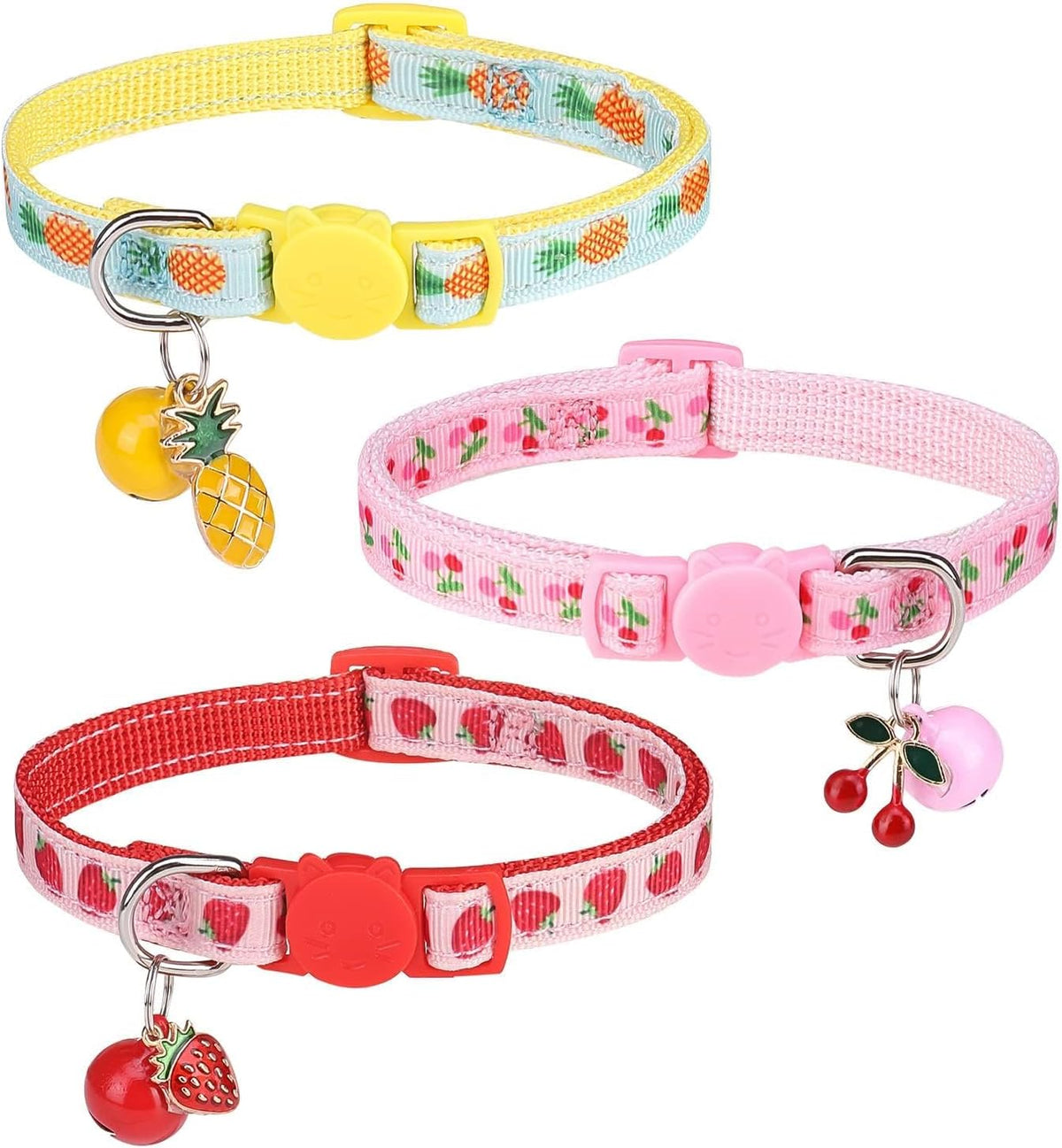 BINGPET Halloween Cat Collar Breakaway - Fruit