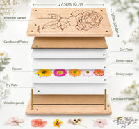 Suziko Large Flower Press Kit 10.8 x 6.9 inch for Adults - Rose 10.8" x 6.9" - image 4