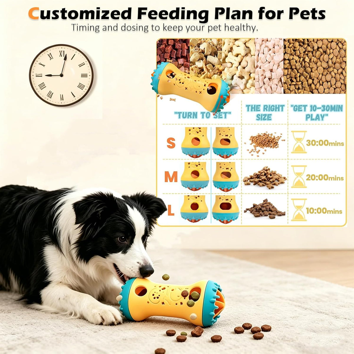 Dog Puzzle Toy, Interactive Dog Enrichment Toys for Adjustable Treat Dispensing Toys to Keep Them - image 4