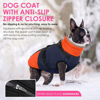 Large Dog Coat Waterproof Dog Winter Jacket with Harness TurquoiseL – Essentials for Dogs - Blue / XX-Large - image 3