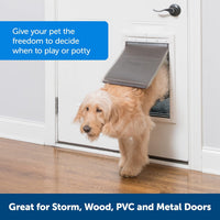PetSafe Extreme Weather Plastic Pet Door - Plastic Pet Door / Medium (Pack of 1) - image 3