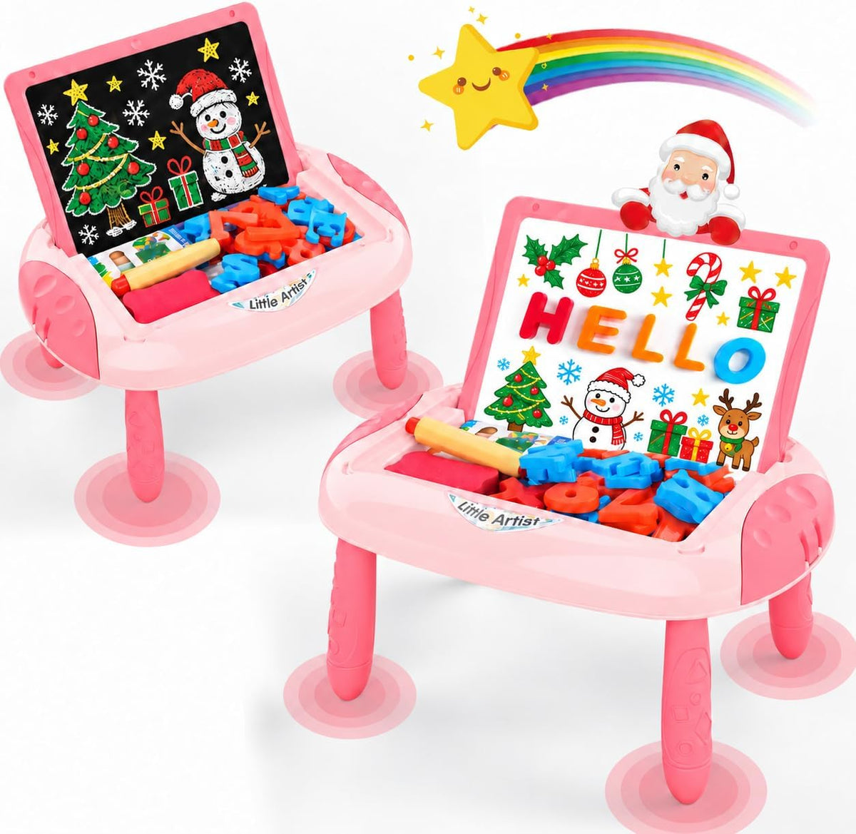 Cokzer Magnetic Drawing Board - Pink