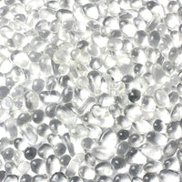 WAYBER Glass Stones, 1Lb/460g Irregular Sea Glass Dercorative Rocks Non-Toxic Artificial Crystal Pebbles for Aquarium Decoration/Vase Filler/Table Scatter/Handcraft/Jewelry Making/Gems Display, Clear