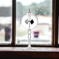 DORAMI large Crookes radiometer, solar light mill in transparent glass - view 13