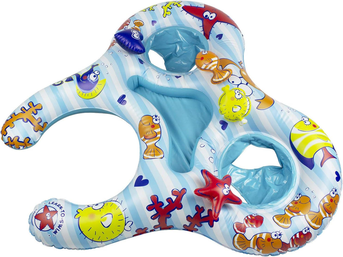 Poolmaster Mommy & Us Dual-Child Baby Pool Float - image 3