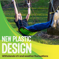 Swurfer Kick Stand Up Surfing Tree Swing Outdoor Swings for Kids Up - Swurfer 2.0 Green - image 3