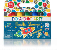 Do A Dot Art! Markers 6-Pack Rainbow Washable Paint Markers – Fun for Kids & Family - Metallic Shimmer / 5