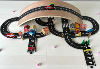 Flexible Rubber Roads Play Set – Open-Ended City & Car Track Play - BIG FRENCHIES