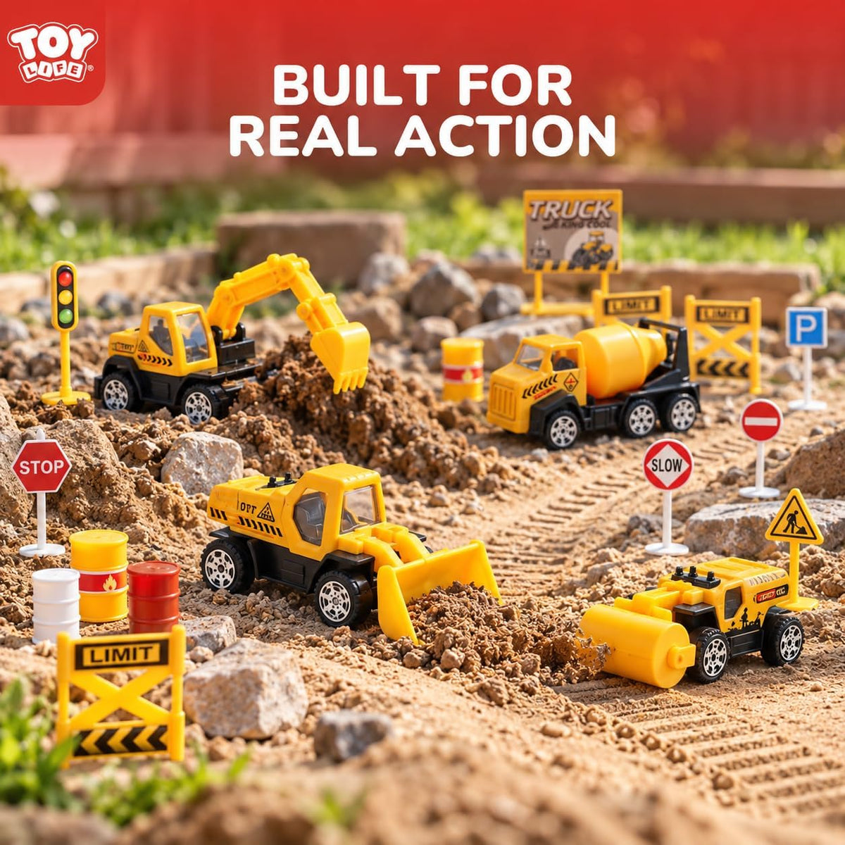 TOY Life 28 PCS Construction Toys for boy Age 3-5 - 28 Pcs - image 3