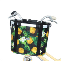 Bicycle Basket Dog Bike Handlebar Basket Front - Ananas