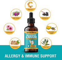 Special Breed Allergy & Immune with Elderberry, Allergy Relief for Cats and Dogs, Anti Itch Treatment, Relief for Pet Allergies, Immune Support for Cat or Dog, 2 oz