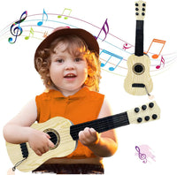 Blvochnnt kids toy guitar, 17-inch mini guitar with 6 strings and pick